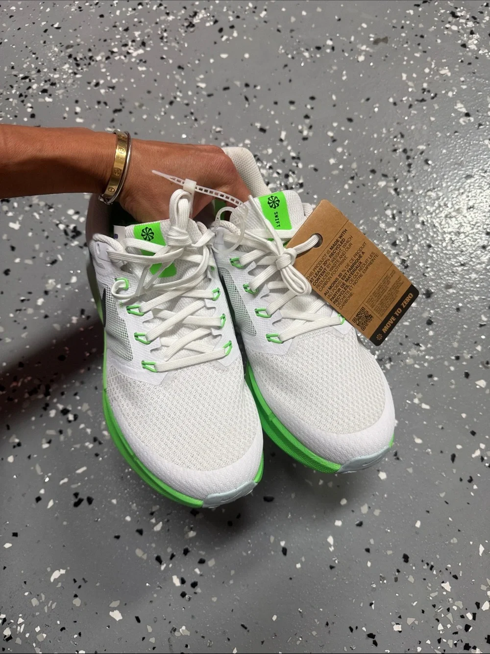 Nike Run Swift 3 White Glacier Blue Green